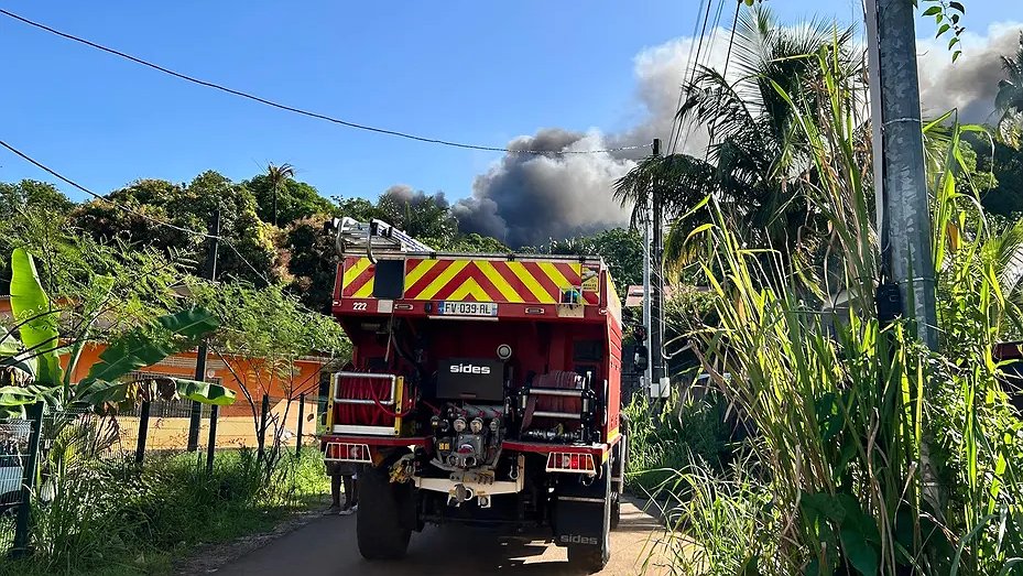 Illustration - Incendie à Baduel