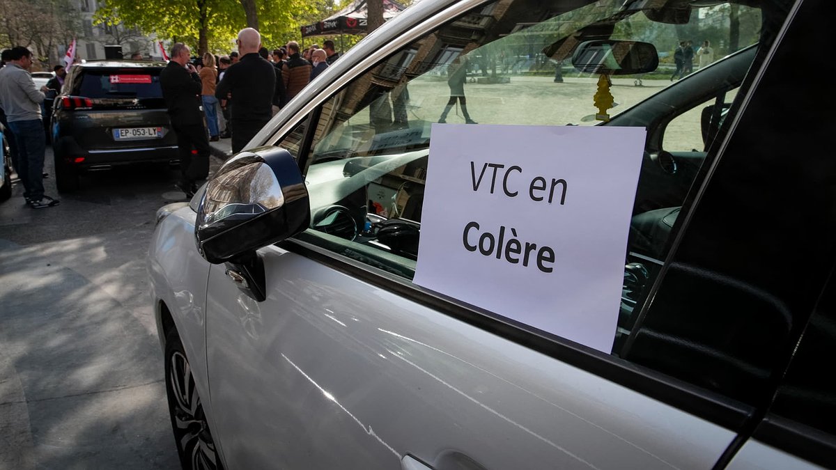 Illustration - Chauffeurs VTC en colère