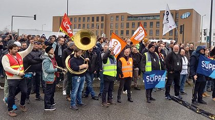 Illustration A Thales, ça chauffe malgré le froid