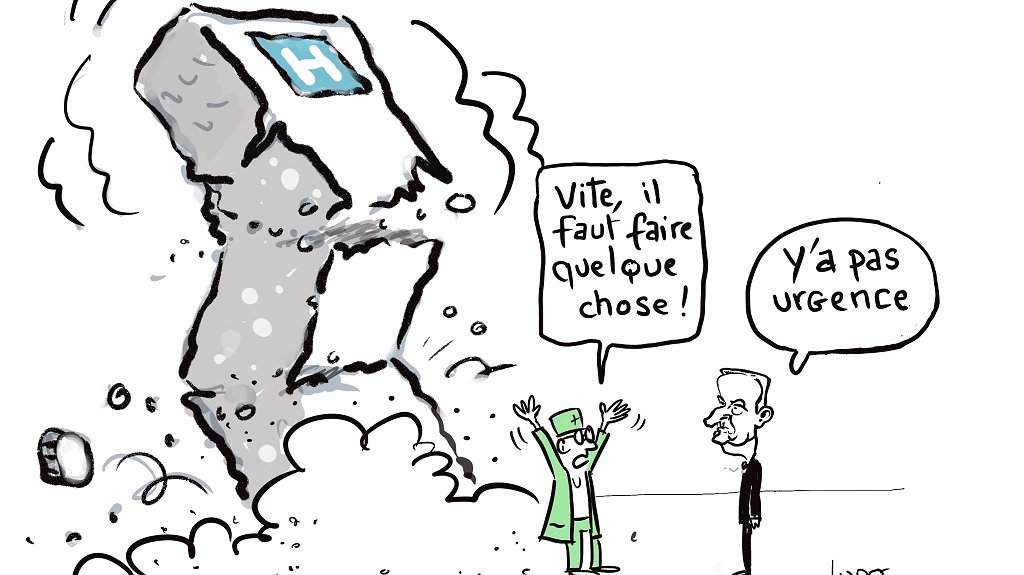 Illustration - les hôpitaux saturés