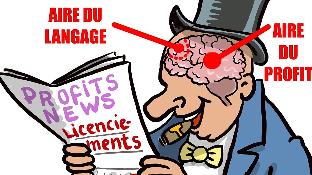 Illustration - le fric, il « adore »