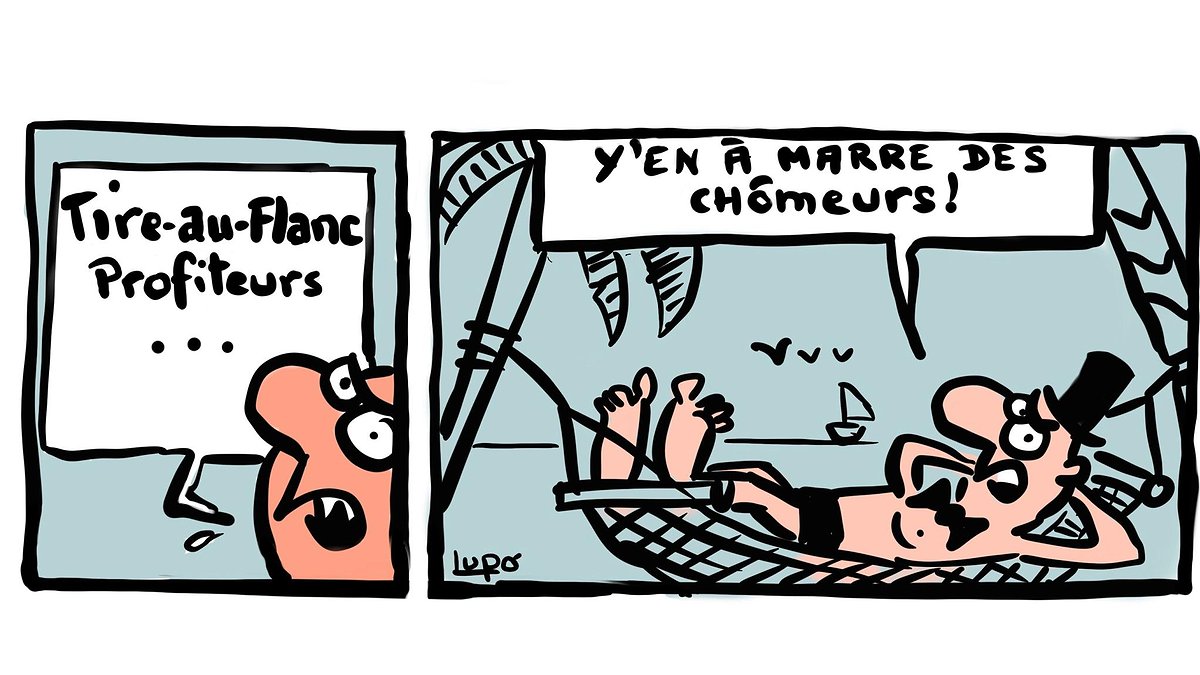 Illustration La chasse aux chômeurs toujours et encore…