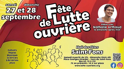 Illustration Fête Lyonnaise de Lutte Ouvrière