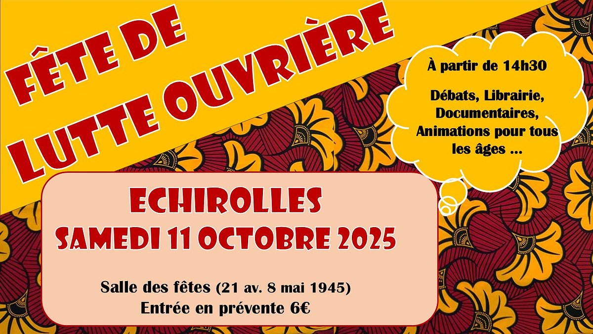 Illustration - Fête de Lutte ouvrière