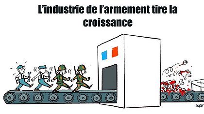 Illustration Déjà la drone de guerre