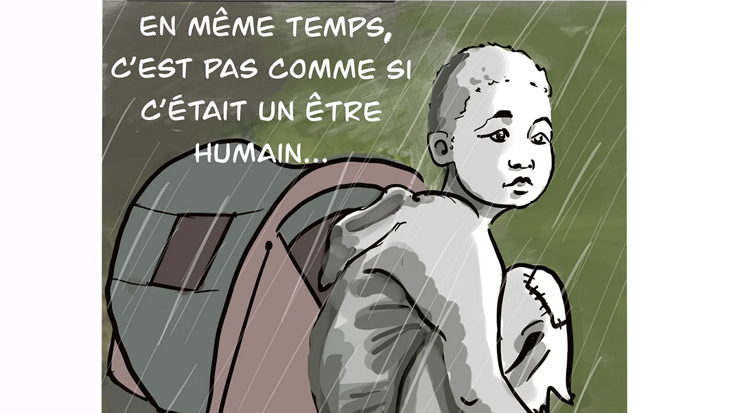 Illustration Trois familles dorment à la rue !