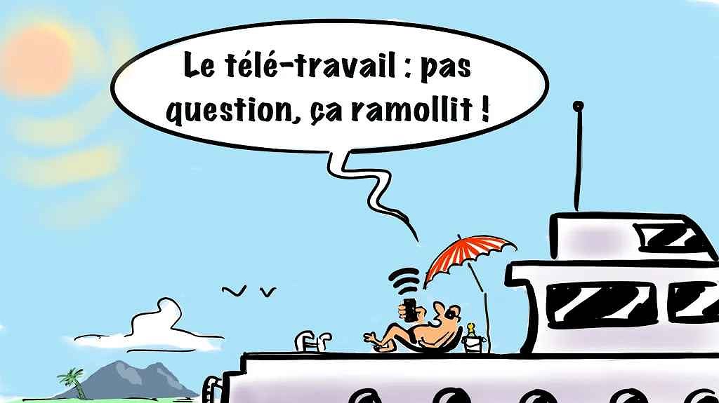 Illustration Pas vraiment pour ses travailleurs