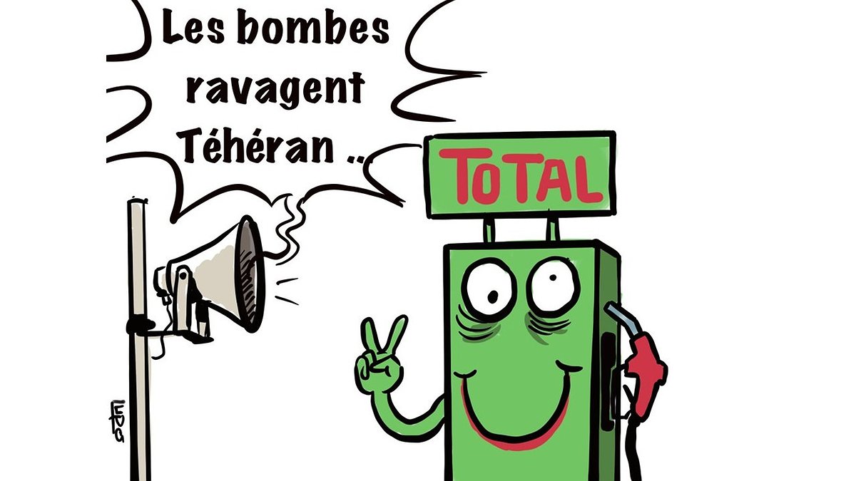 Illustration - le PDG de Total doit bien rire