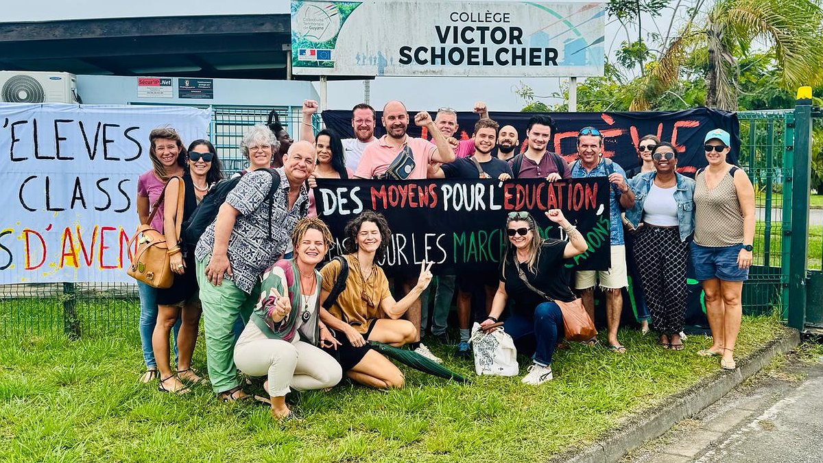 Illustration - Grève au collège Victor Schoelcher, la lutte paie !