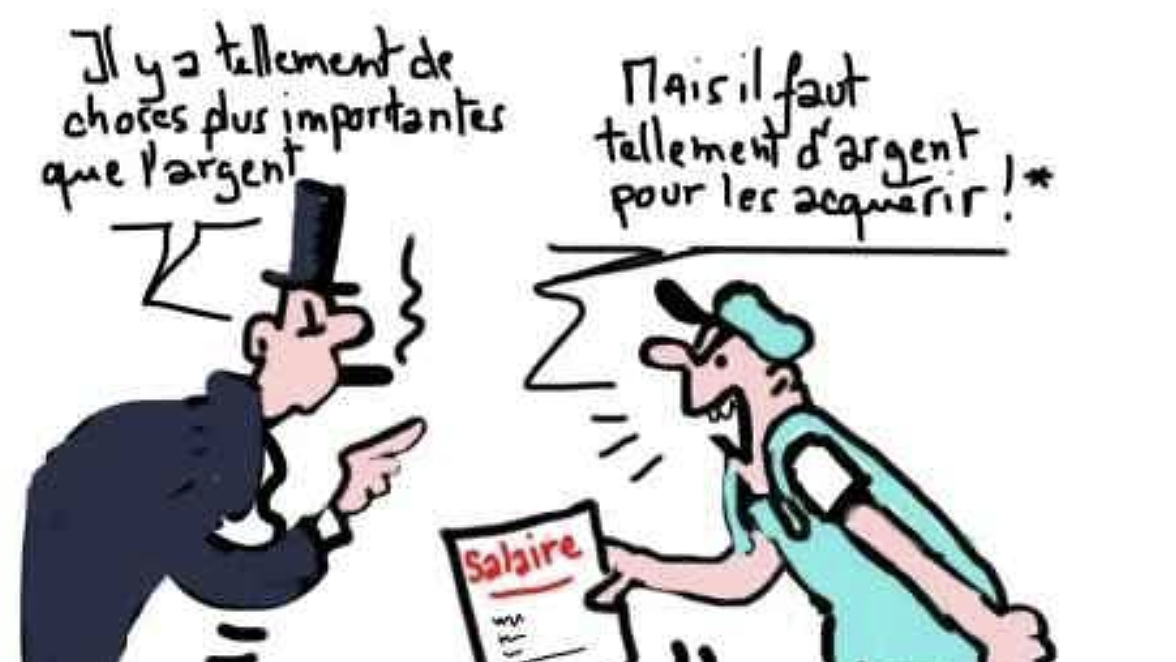 Illustration - leur bourse ou notre vie