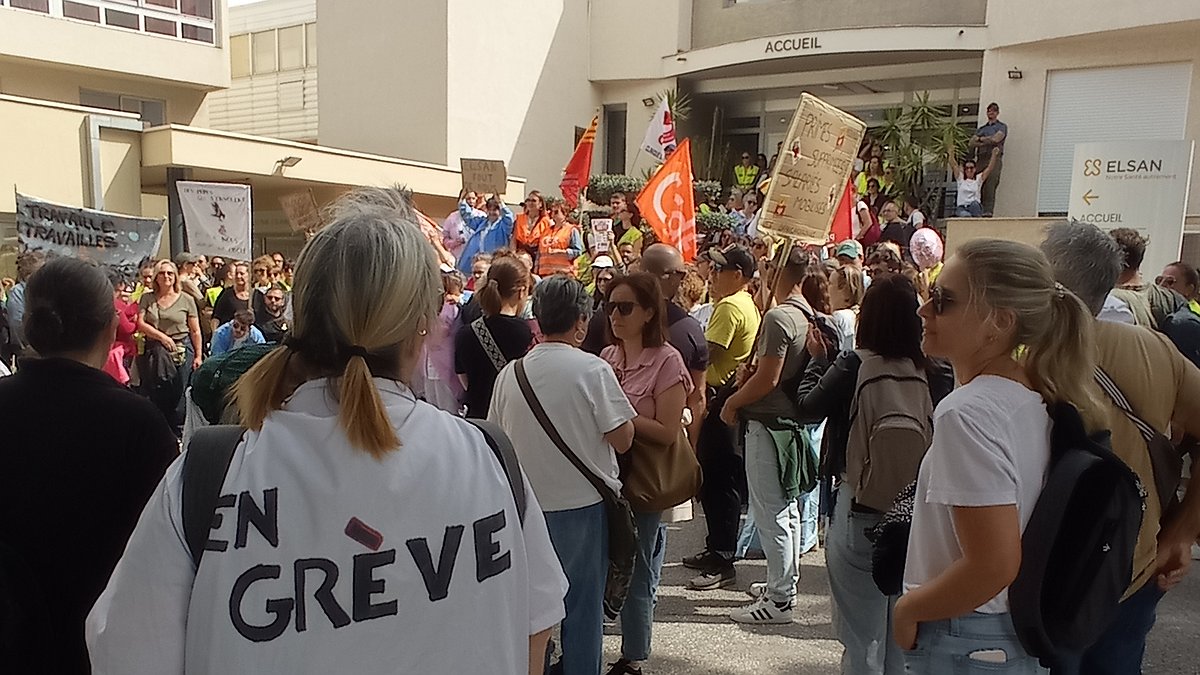 Illustration Les cliniques du groupe ELSAN en grève reconductible