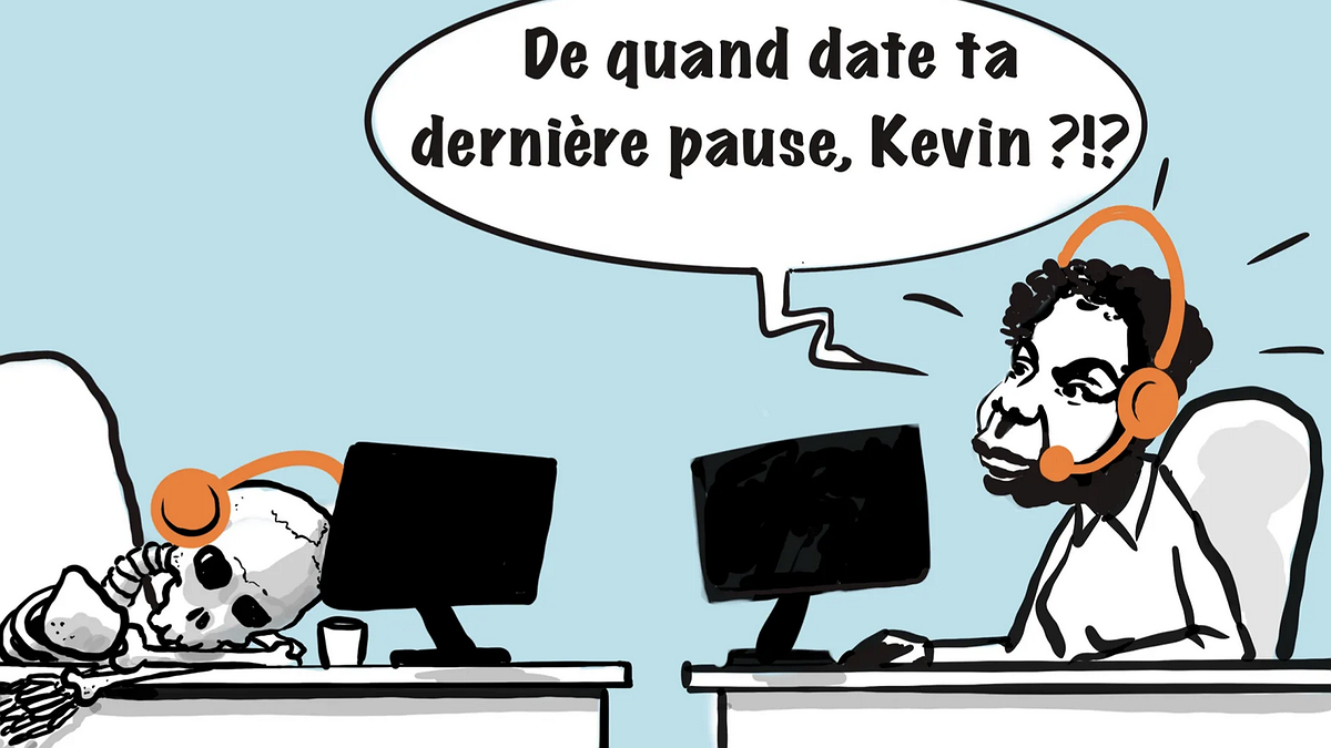 Illustration - le travail ce n’est pas la santé