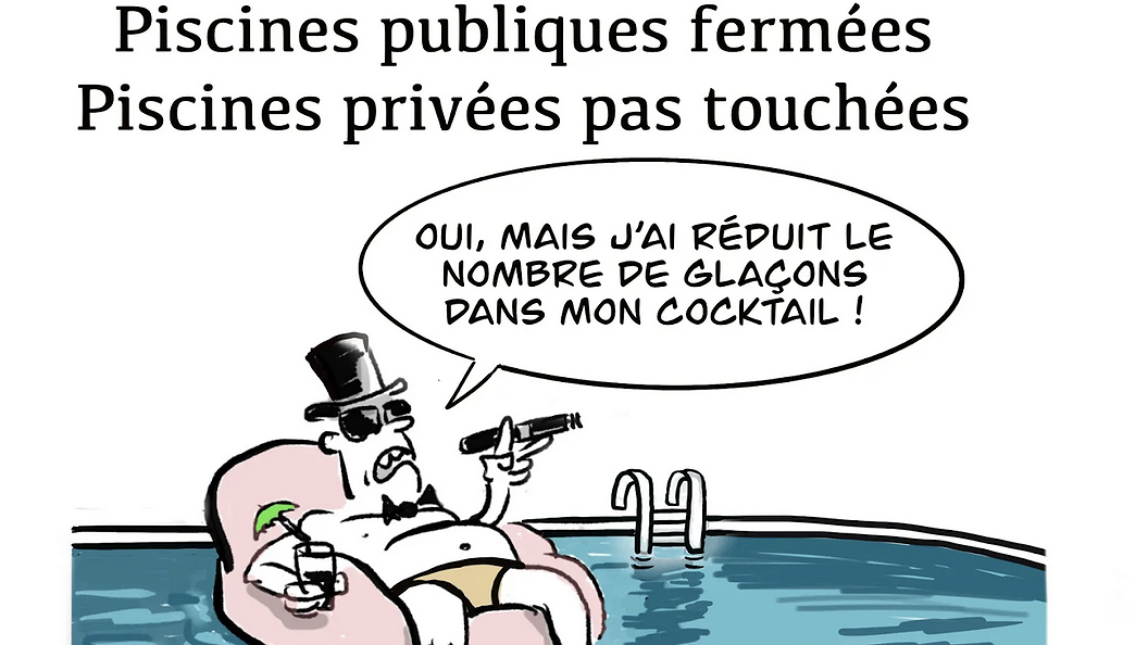 Illustration - chaleur en hausse, piscines en baisse