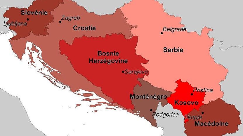 Illustration - les accords de Dayton entérinaient l’éclatement de la Yougoslavie