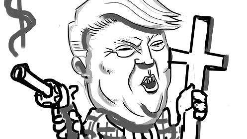 Illustration - Trump, escroc récidiviste