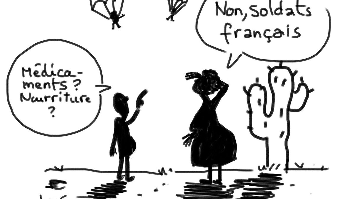 Illustration - des soldats africains pour défendre l’impérialisme français