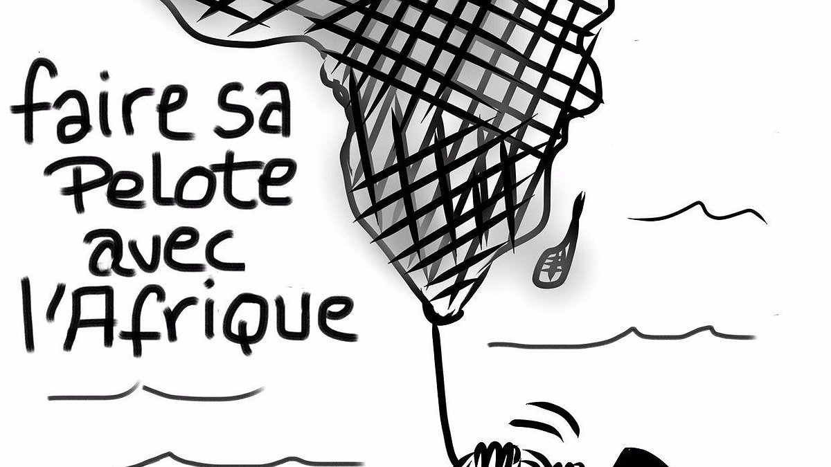 Illustration - Macron au service  des patrons français