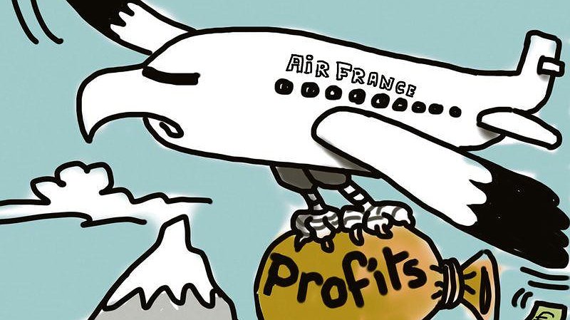 Illustration - la direction pleure misère…  mais peut racheter Air India