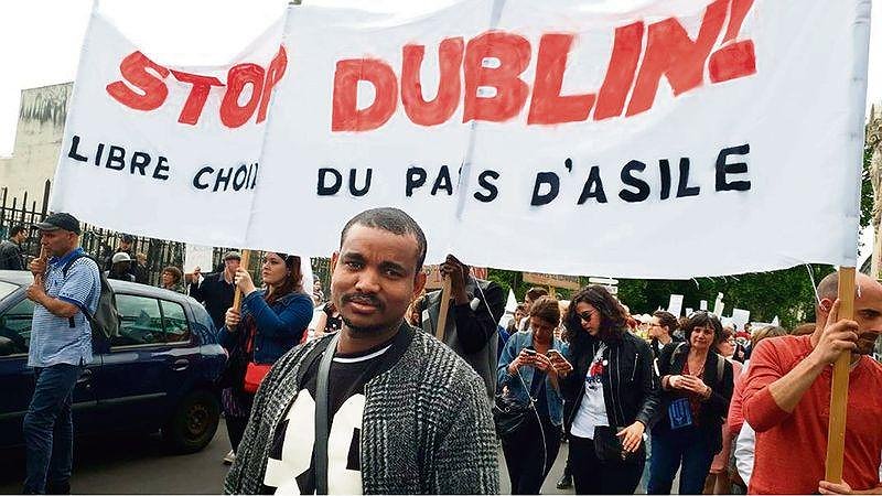 Illustration - manifestation “stop Dublin” à Paris