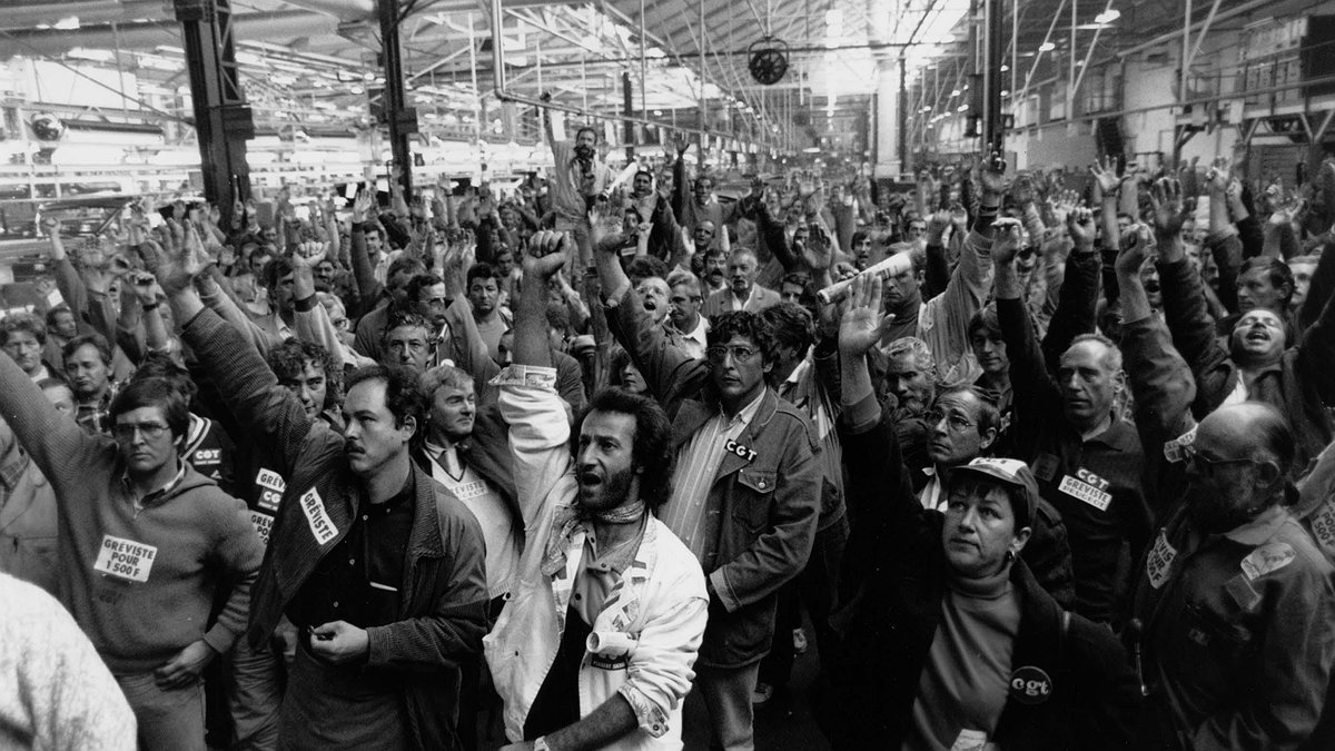 Illustration - les usines Peugeot  de Mulhouse et Sochaux en grève pour les salaires