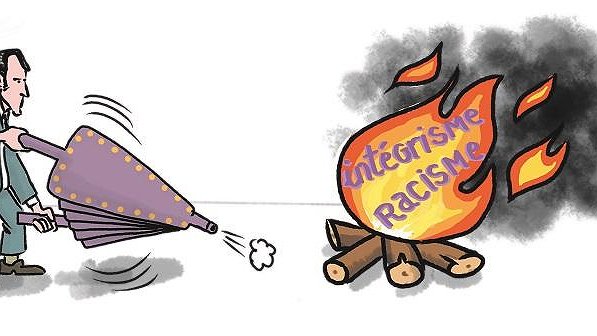 Illustration - Non à la campagne  anti-immigrés et raciste !