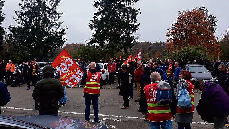 Illustration - les travailleurs en grève