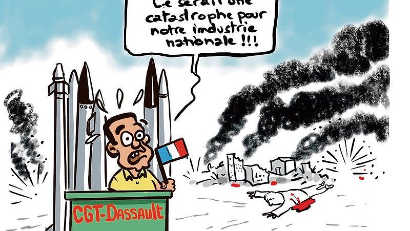 Illustration - quand la CGT soutient la production d’armement