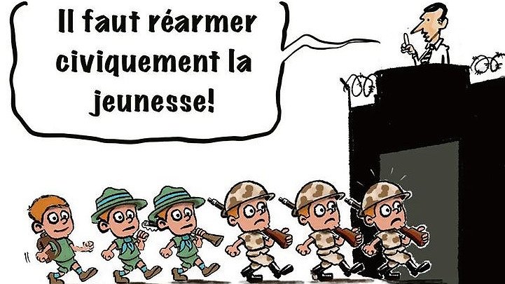 Illustration - lavage de cerveaux programmé