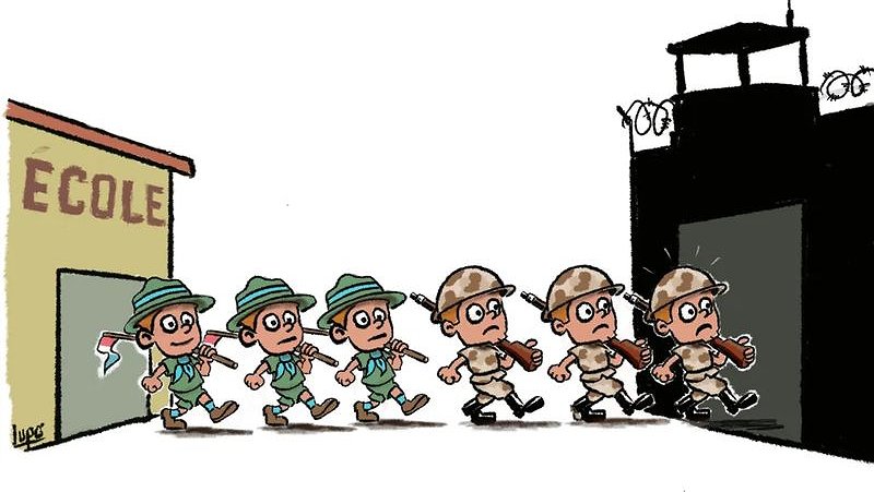 Illustration - Une “formation à la paix”… qui glorifie la guerre !