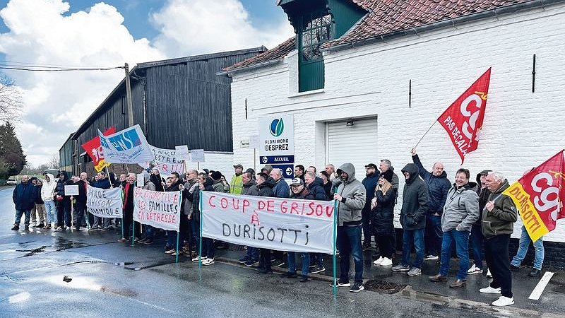 Illustration - mobilisation des salariés de Durisotti et de Klégé