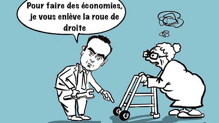 Illustration - une guerre à la population