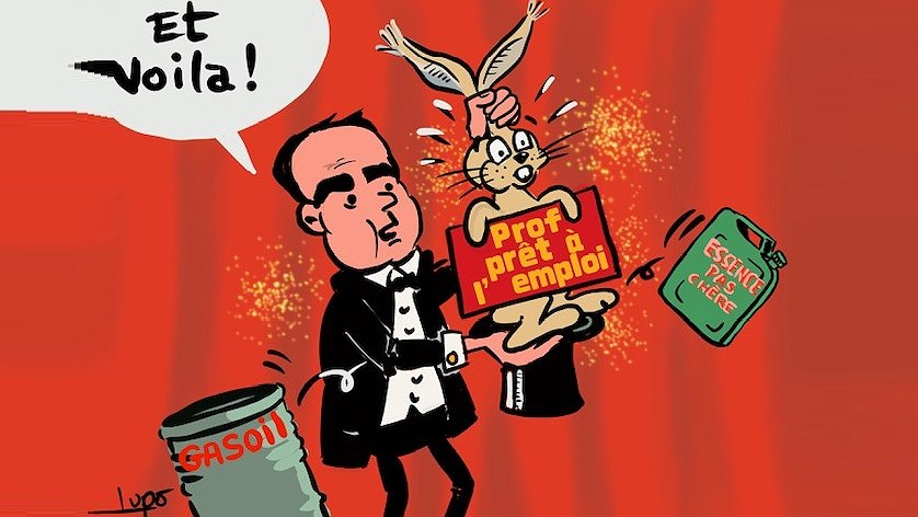 Illustration - 3 000 postes dans le chapeau de Geffray