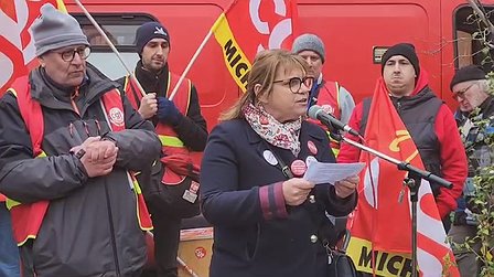 Illustration Marie Savre, porte parole de Lutte ouvrière