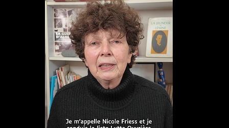 Illustration Présentation de Nicole Friess, tête de liste Lutte ouvrière à Besançon
