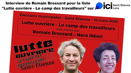 Illustration Interview de Romain Brossard, pour la liste à Saint-Etienne